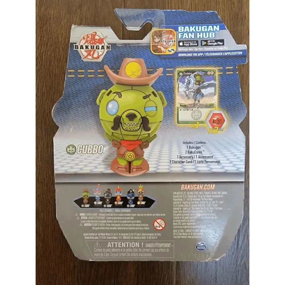 BAKUGAN Geogan Rising Sheriff Cubbo Figure 2021 Spin Master Fan Hub New